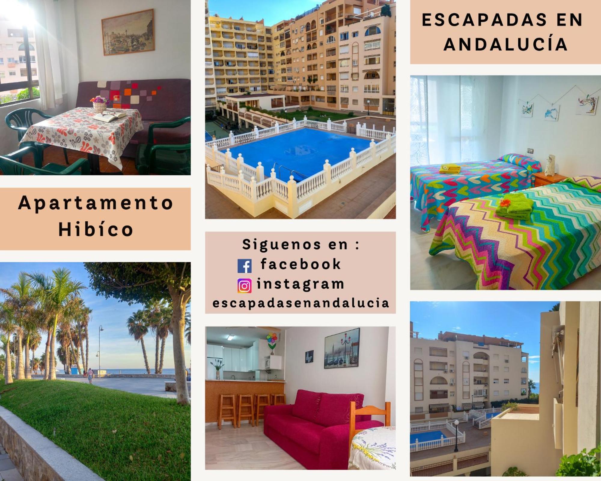 Apartamento Hibisco , Primera Linea De Playa Альмуньекар Экстерьер фото